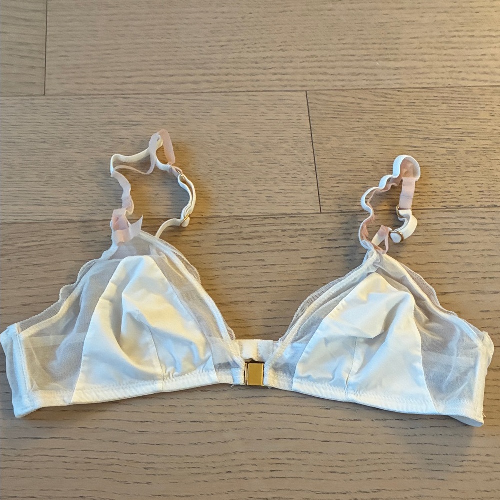 Princesses Tam Tam White Sheer Bralette